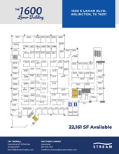 1600 E Lamar Blvd, Arlington, TX à louer Plan d  tage- Image 1 de 1