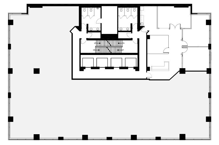 736 6th Ave SW, Calgary, AB à louer Plan d’étage- Image 1 de 1