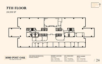 3000 Post Oak Blvd, Houston, TX for lease Floor Plan- Image 1 of 1