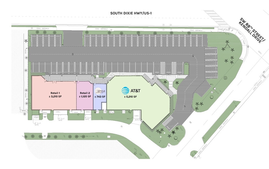 8821-8833 S Dixie Hwy, Miami, FL for lease - Floor Plan - Image 2 of 6