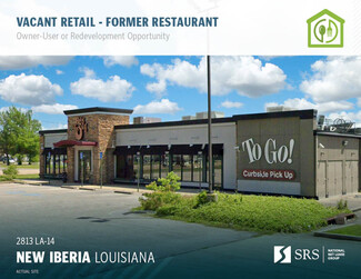 Plus de détails pour 2813 Highway 14, New Iberia, LA - Vente au détail à vendre