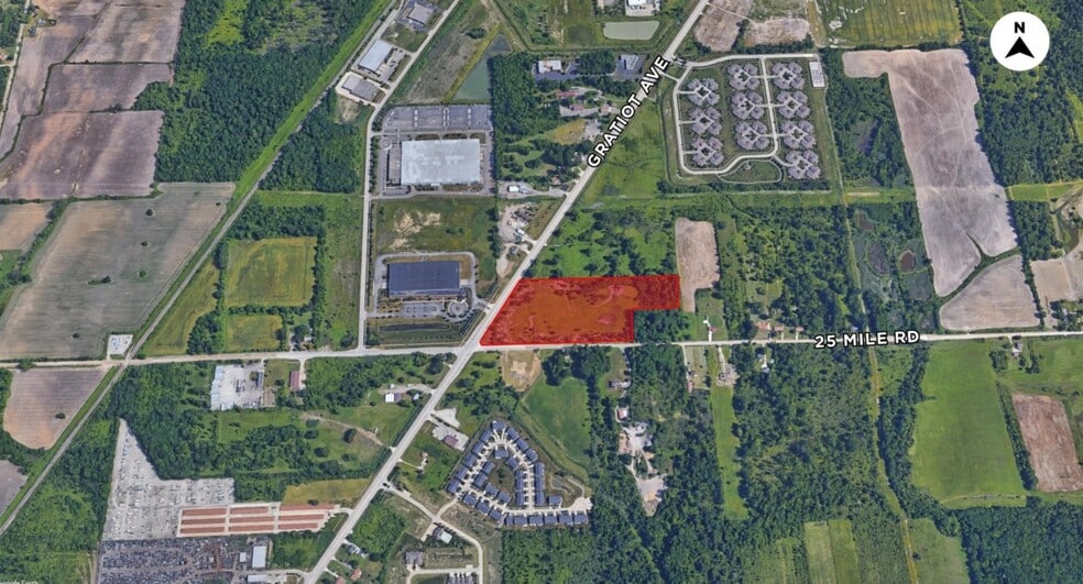 Gratiot Ave & 25 Mile Rd, Chesterfield Township, MI à vendre - Photo du bâtiment - Image 1 de 1