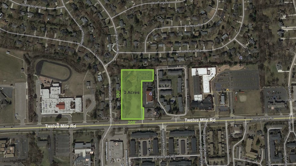 Twelve Mile Rd, Farmington Hills, MI for sale - Building Photo - Image 1 of 2