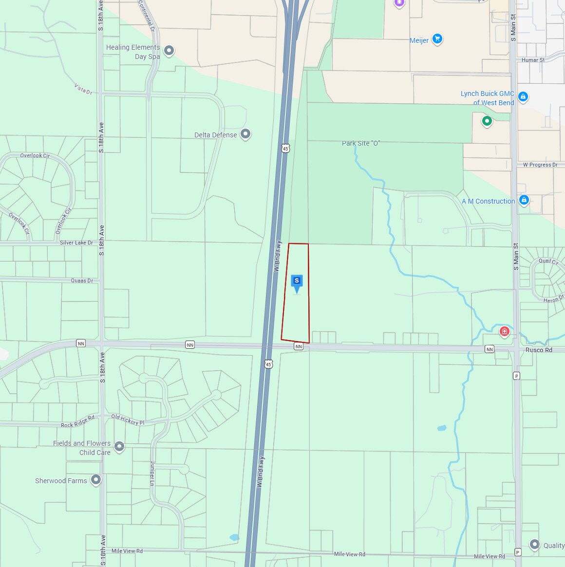 Lt1 County NN hwy, West Bend, WI for sale Plat Map- Image 1 of 3