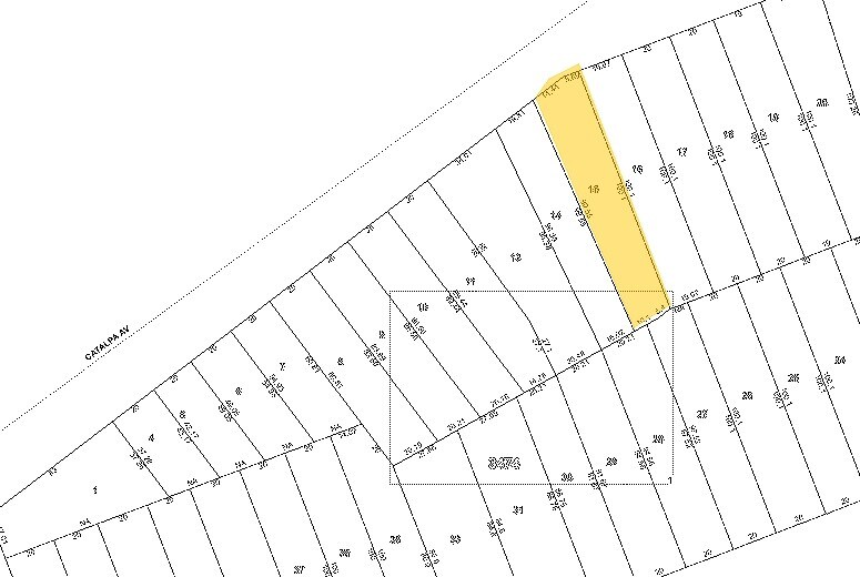58-48 Catalpa Ave, Ridgewood, NY à vendre - Plan cadastral - Image 1 de 1