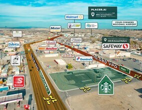 719 W Main St, Farmington, NM - AÉRIEN Vue de la carte - Image1