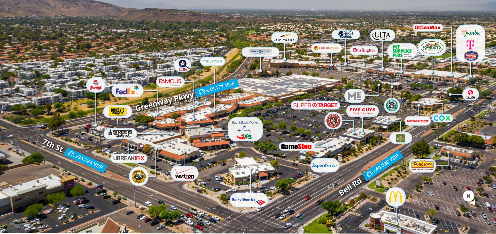 N 7th St, Phoenix, AZ for lease Aerial- Image 1 of 29