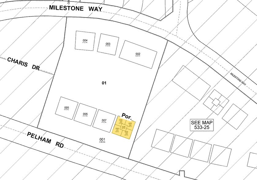 3447 Pelham Rd, Greenville, SC à vendre - Plan cadastral - Image 2 de 10