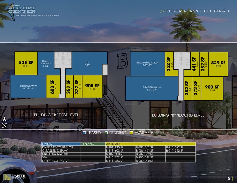 5030 Paradise Rd, Las Vegas, NV à louer - Plan d’étage - Image 3 de 38