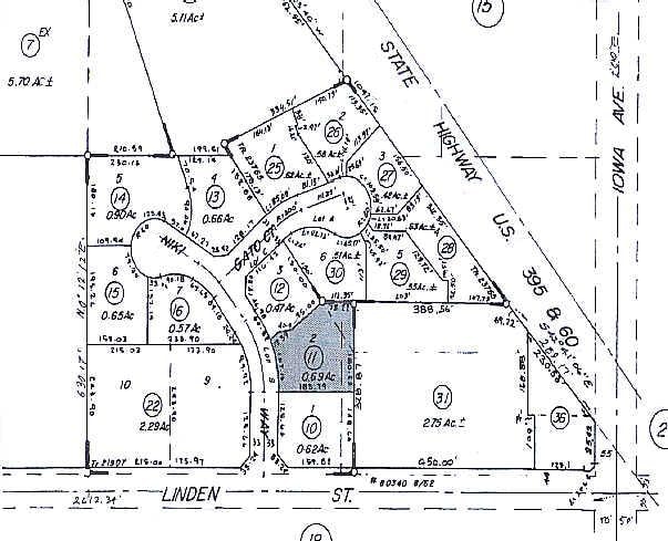 3474 Niki Way, Riverside, CA for lease - Plat Map - Image 3 of 3