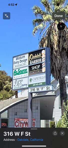 316 W F St, Oakdale, CA à vendre - Photo du bâtiment - Image 2 de 46