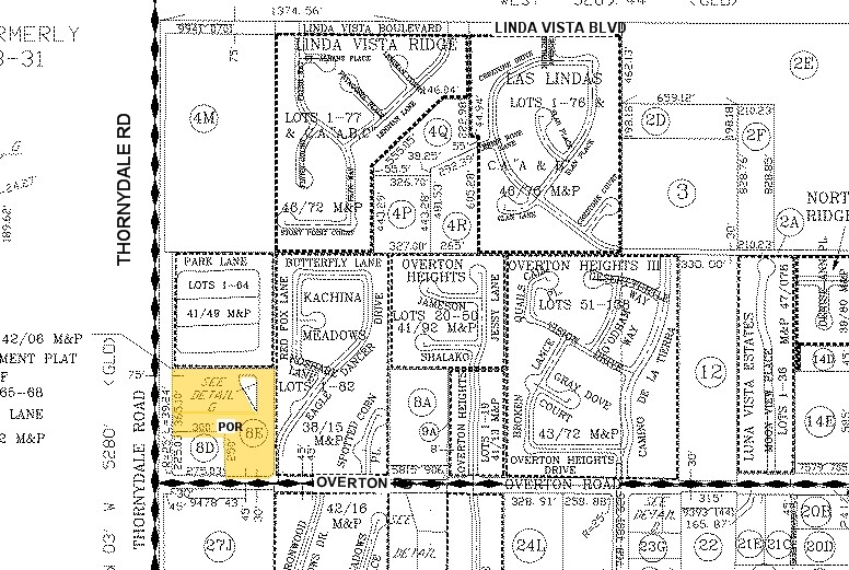 9260 N Thornydale Rd, Tucson, AZ à louer - Plan cadastral - Image 3 de 5