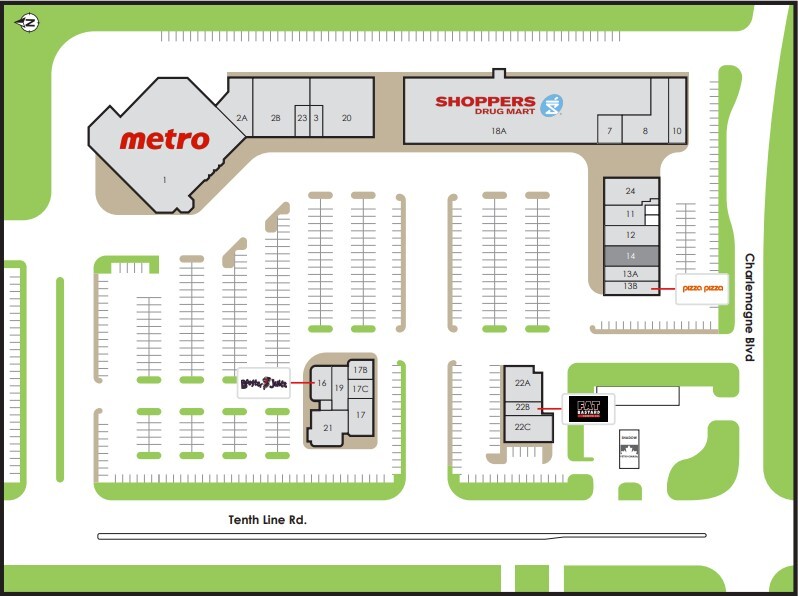 1675 10th Line Rd, Ottawa, ON for lease Site Plan- Image 1 of 1