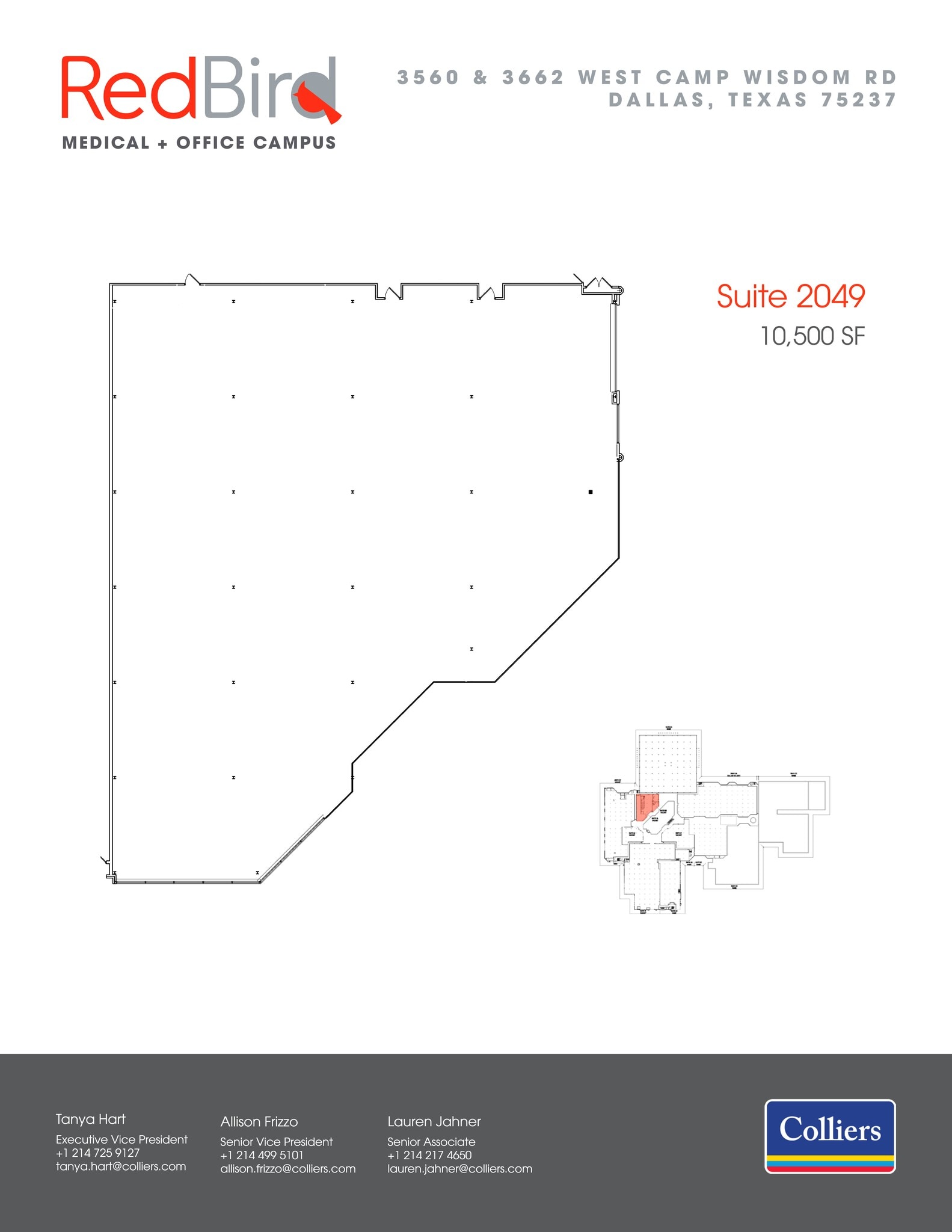 3662 W Camp Wisdom Rd, Dallas, TX for lease Site Plan- Image 1 of 2
