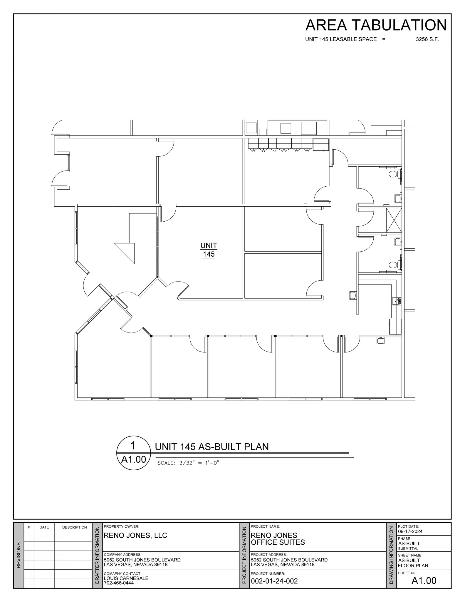 5052-5092 S Jones Blvd, Las Vegas, NV à louer Plan de site- Image 1 de 1