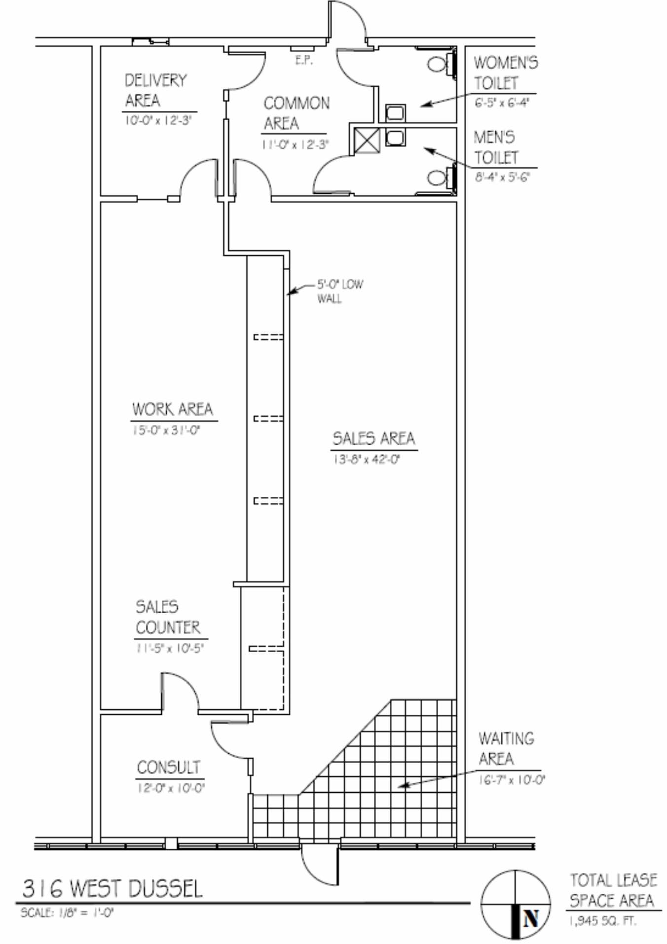 300-342 W Dussel Dr, Maumee, OH for lease Floor Plan- Image 1 of 1