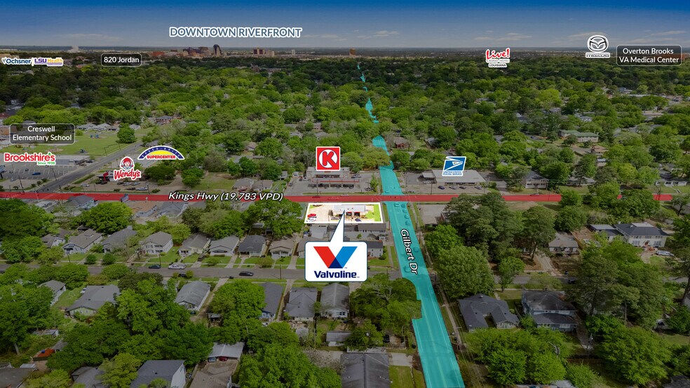 401 Kings Hwy, Shreveport, LA à vendre - Photo du bâtiment - Image 3 de 6