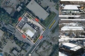 8402 Washington Blvd, Jessup, MD - AERIAL  map view