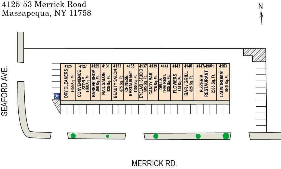 4125-4153 Merrick Rd, Massapequa, NY à vendre - Photo du bâtiment - Image 2 de 7
