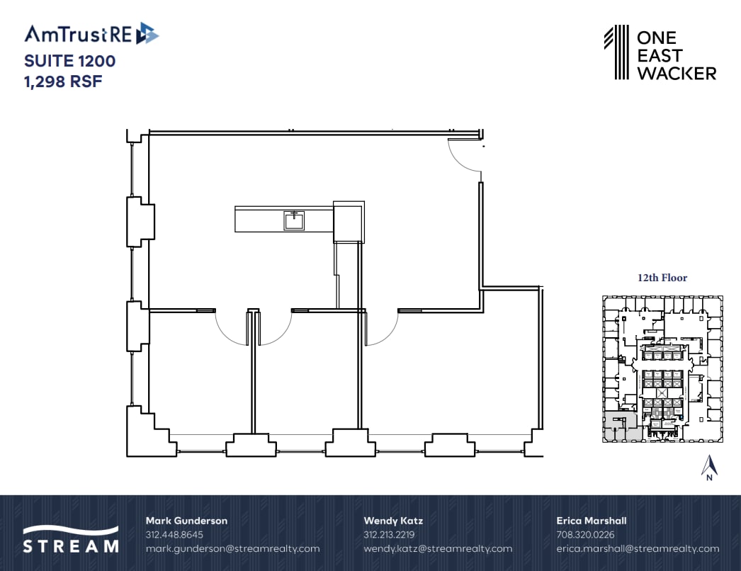 1 E Wacker Dr, Chicago, IL à louer Plan d’étage- Image 1 de 1