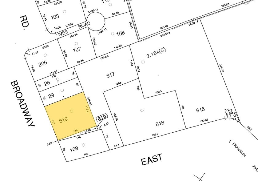 1207-1219 Broadway, Hewlett, NY à louer - Plan cadastral - Image 2 de 5