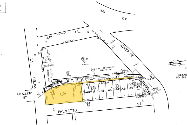 534-544 Mateo St, Los Angeles, CA for sale - Plat Map - Image 3 of 3
