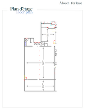 110 St Wellington, Huntingdon, QC for lease Floor Plan- Image 1 of 1