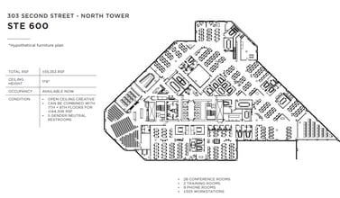303 2nd St, San Francisco, CA for lease Floor Plan- Image 1 of 1