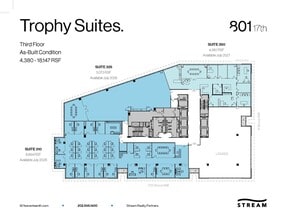 801 17th St NW, Washington, DC à louer Plan d’étage- Image 1 de 1