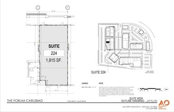 1905 Calle Barcelona, Carlsbad, CA for lease Floor Plan- Image 1 of 1