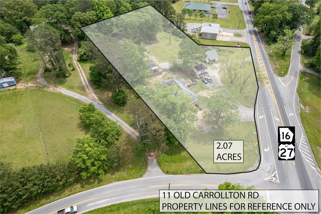 11 Old Carrollton Rd, Newnan, GA for sale Aerial- Image 1 of 19