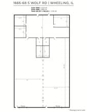 1666-1684 S Wolf Rd, Wheeling, IL for lease Floor Plan- Image 1 of 1