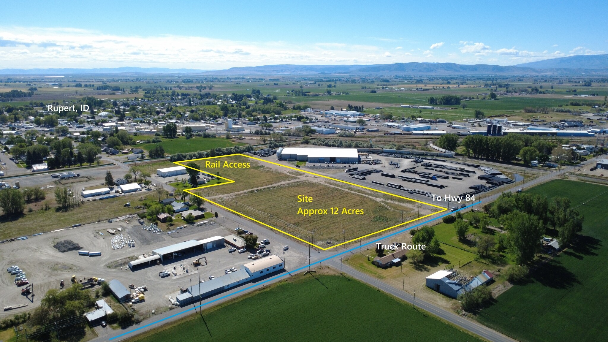 92 W 50 S, Rupert, ID for lease Aerial- Image 1 of 4