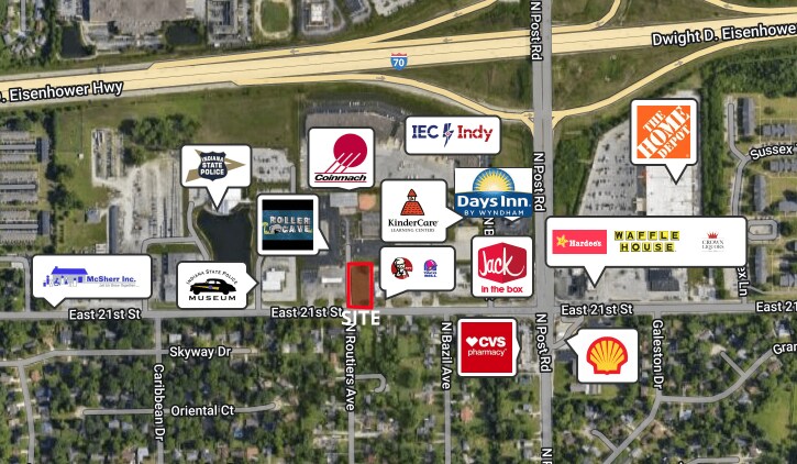 8800 E 21st St, Indianapolis, IN à vendre - Photo du bâtiment - Image 2 de 3