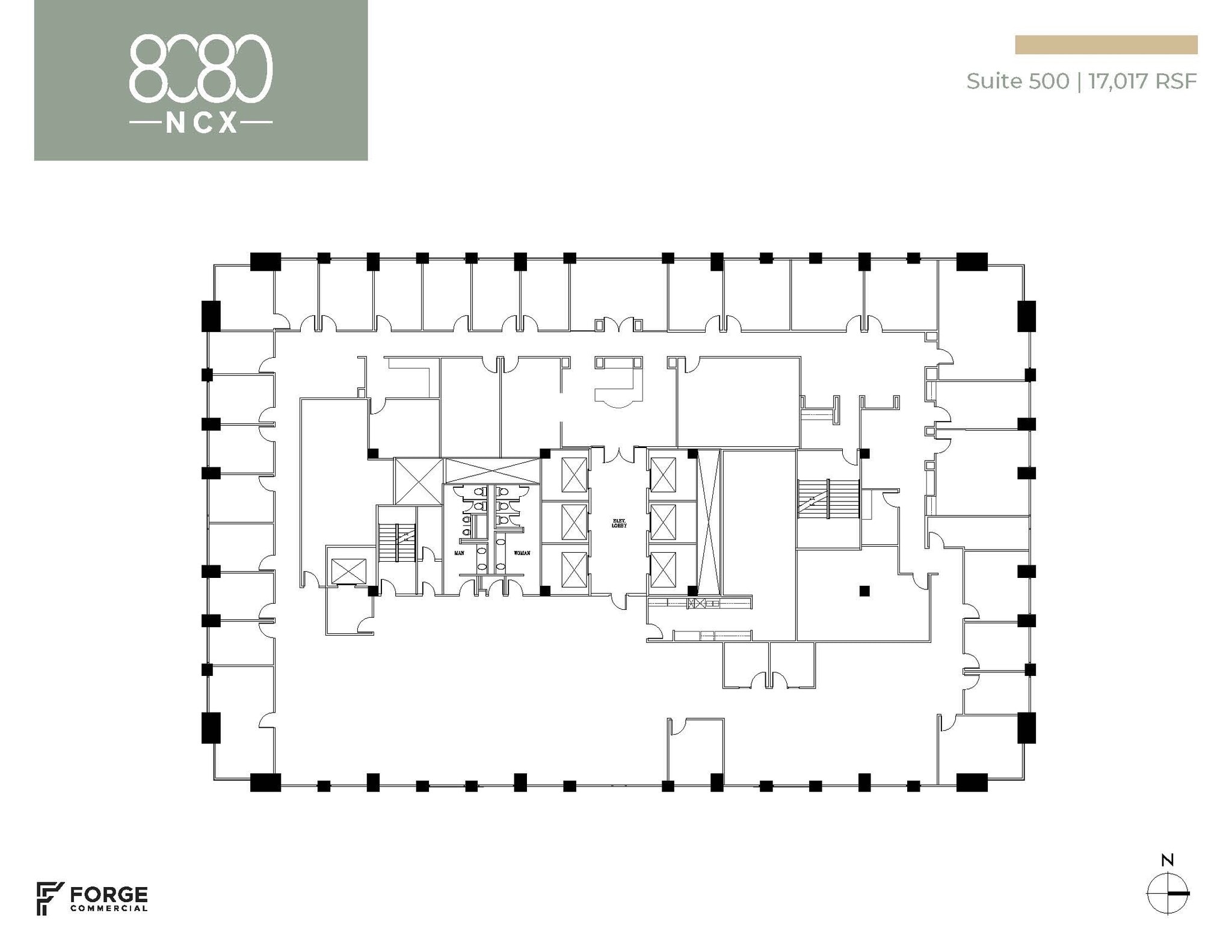 8080 N Central Expy, Dallas, TX à louer Plan d’étage- Image 1 de 1