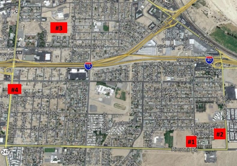 Four multi-family zoned parcels portefeuille de 4 propriétés à vendre sur LoopNet.ca Photo du bâtiment- Image 1 de 5
