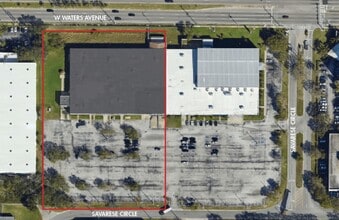5120 W Waters Ave, Tampa, FL - AERIAL  map view