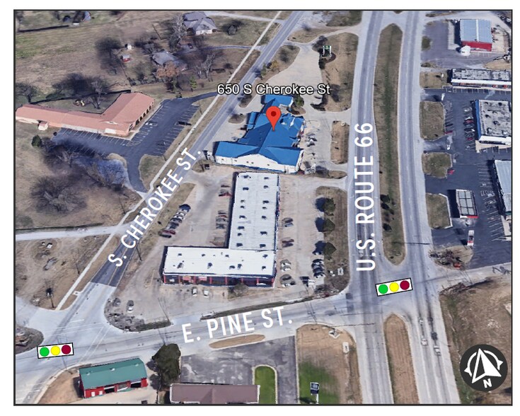 650 S Cherokee St, Catoosa, OK à louer - Aérien - Image 3 de 10