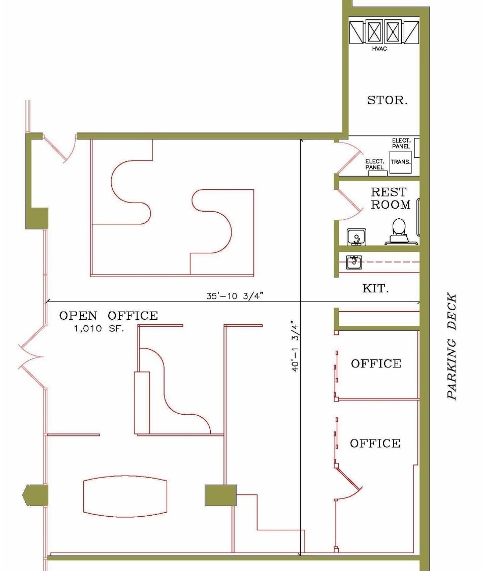 211 Fulton St, Peoria, IL for lease Floor Plan- Image 1 of 1