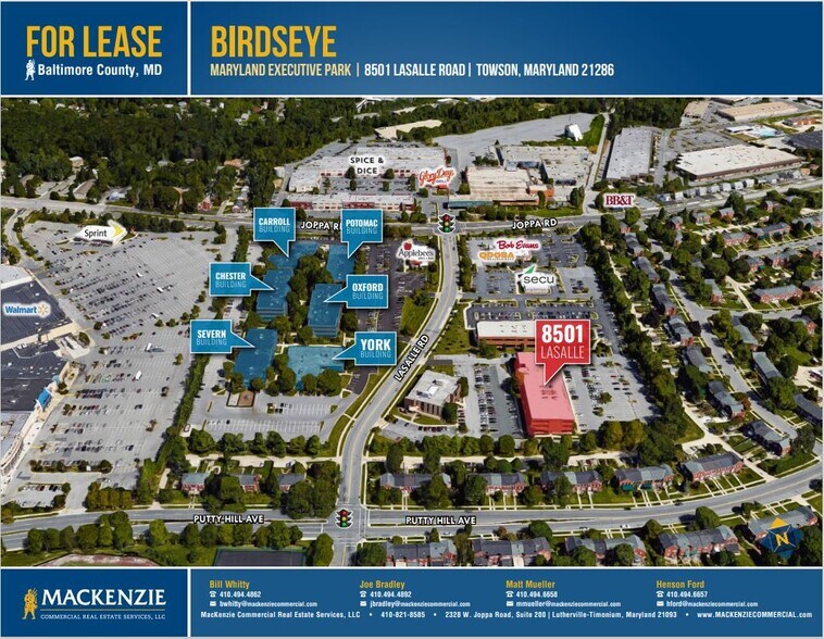 8501 LaSalle Rd, Towson, MD à louer - Aérien - Image 3 de 7
