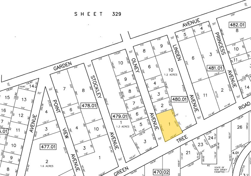 1892 Greentree Rd, Cherry Hill, NJ à louer - Plan cadastral - Image 3 de 5