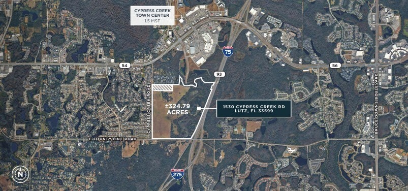 1530 Cypress Creek Rd, Lutz, FL for sale Aerial- Image 1 of 2