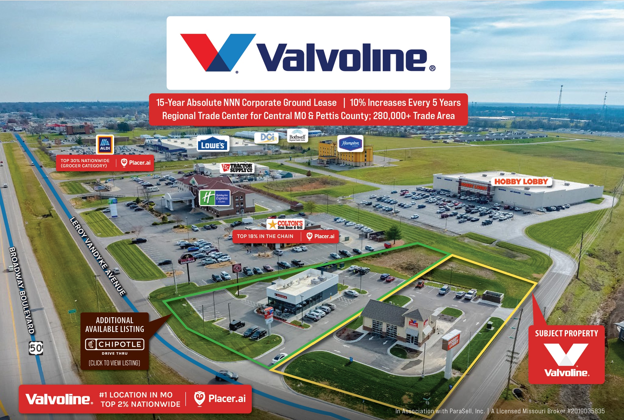 4131 W Broadway Blvd, Sedalia, MO à vendre Photo principale- Image 1 de 7