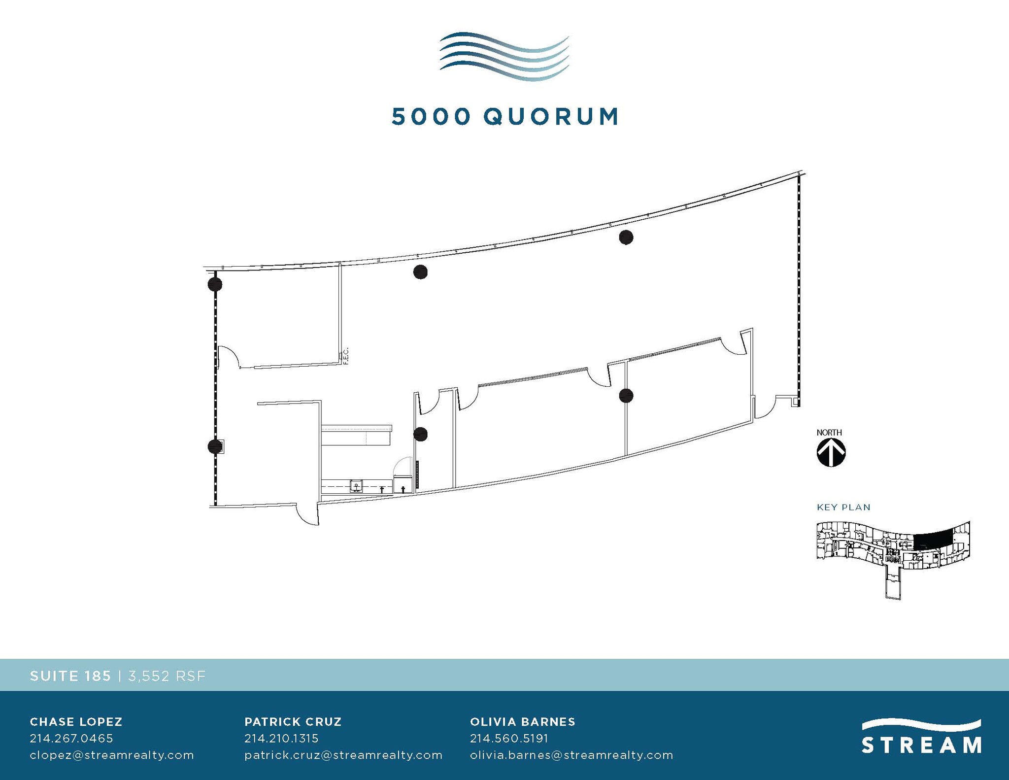 5000 Quorum Dr, Dallas, TX à louer Plan d  tage- Image 1 de 1