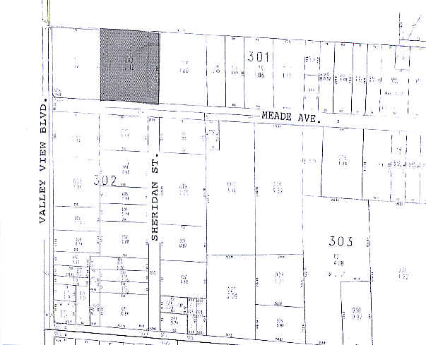 3744 Meade Ave, Las Vegas, NV for lease - Plat Map - Image 2 of 10