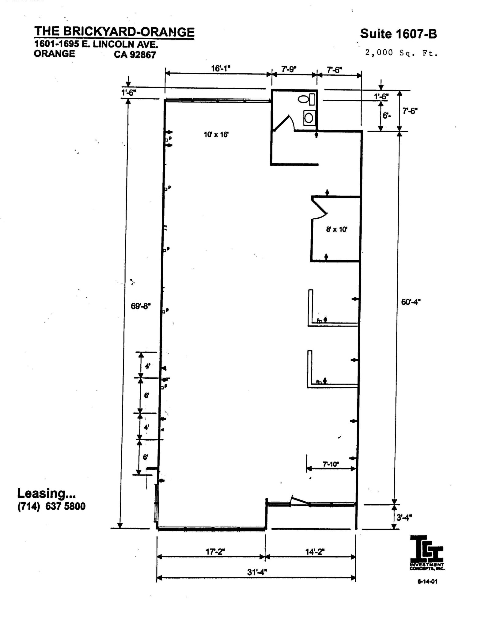 1633-1685 E Lincoln Ave, Orange, CA à louer Plan de site- Image 1 de 1