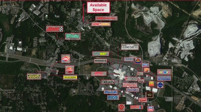 6928 Main St, Lithonia, GA - AÉRIEN  Vue de la carte