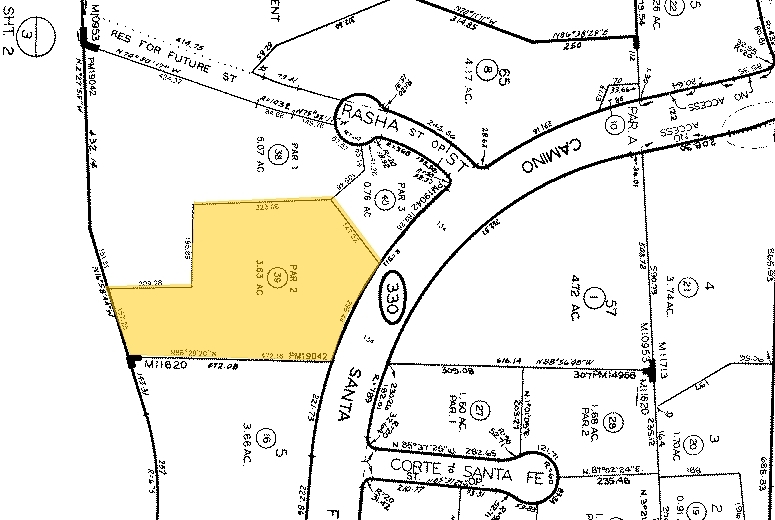 8360 Camino Santa Fe, San Diego, CA à louer - Plan cadastral - Image 3 de 9