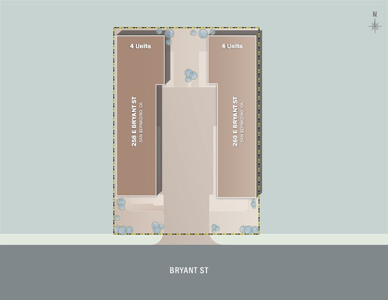 258 E Bryant St, San Bernardino, CA for sale - Site Plan - Image 2 of 4
