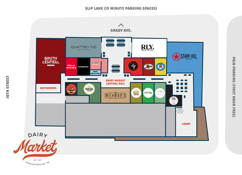 946 Grady Ave, Charlottesville, VA for lease - Site Plan - Image 2 of 5